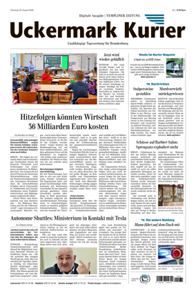 Cover of Templiner Zeitung