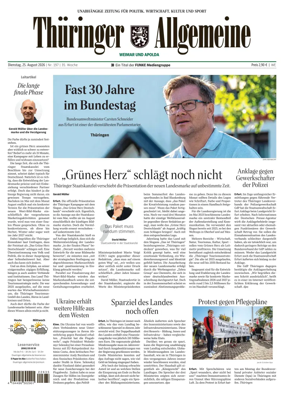 Cover of Thuringer Allgemeine (Apolda)
