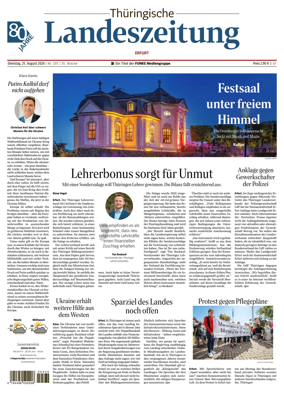 Cover of Thuringische Landeszeitung (Erfurt)