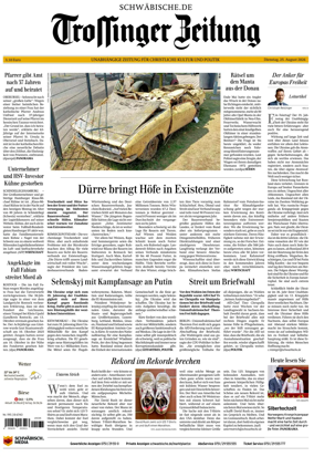 Cover of Trossinger Zeitung