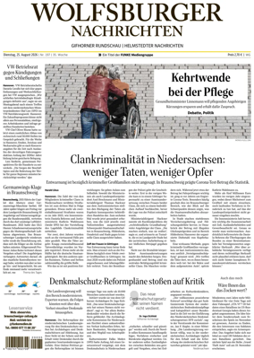 Cover of Wolfsburger Nachrichten (Wolfsburg-Gifhorn)