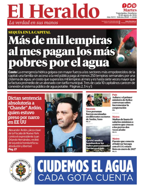 Cover of Diario El Heraldo