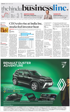 Cover of BusinessLine (Bangalore)