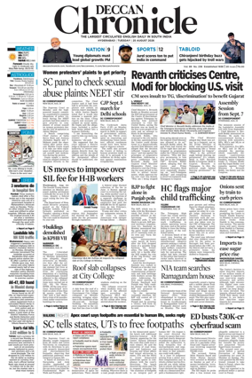 Cover of Deccan Chronicle