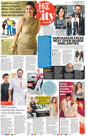 Cover of Hindustan Times (Patna) - Live