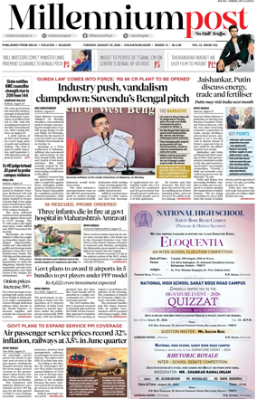 Cover of Millennium Post (Kolkata)