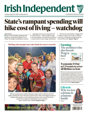 Cover of Irish Independent