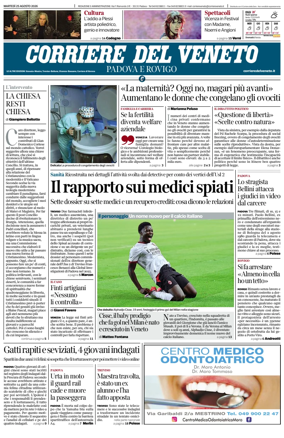Cover of Corriere del Veneto (Padova e Rovigo)