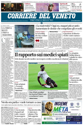 Cover of Corriere del Veneto (Treviso e Belluno)