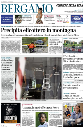 Cover of Corriere della Sera (Bergamo)
