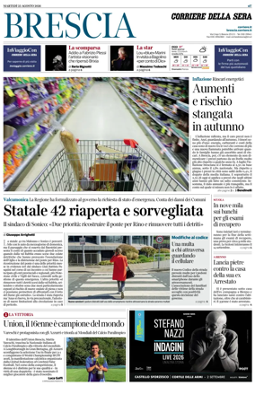 Cover of Corriere della Sera (Brescia)