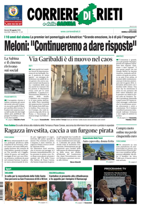 Cover of Corriere di Rieti