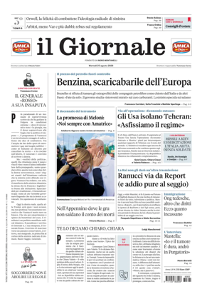 Cover of Il Giornale (Italy)