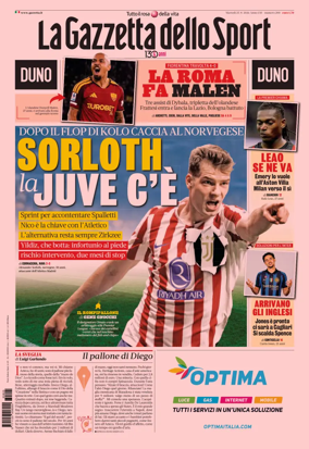 Cover of La Gazzetta dello Sport - Milano