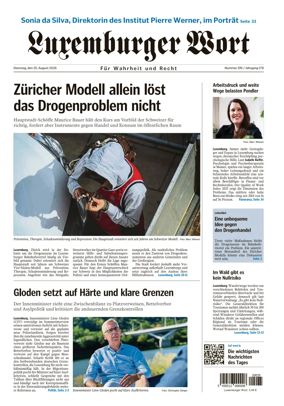 Cover of Luxemburger Wort