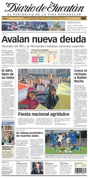 Cover of Diario de Yucatan