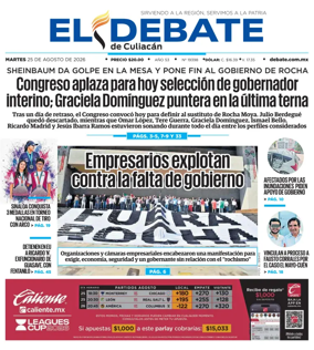 Cover of El Debate de Culiacan