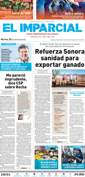 Cover of El Imparcial