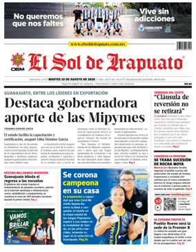 Cover of El Sol de Irapuato