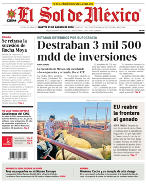 Cover of El Sol de Mexico