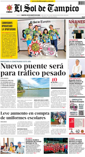 Cover of El Sol de Tampico