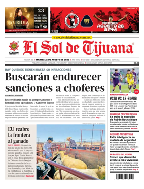 Cover of El Sol de Tijuana