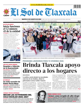 Cover of El Sol de Tlaxcala
