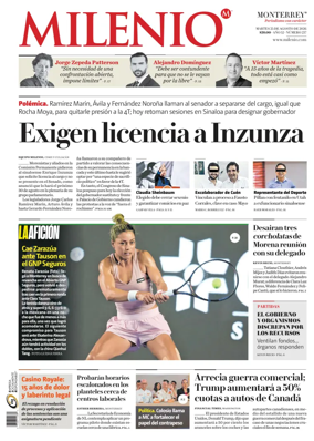 Cover of Milenio Monterrey