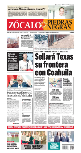 Cover of Zocalo Piedras Negras