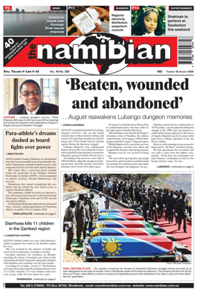 Cover of The Namibian