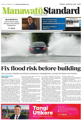 Cover of Manawatu Standard
