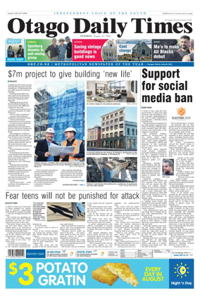 Cover of Otago Daily Times