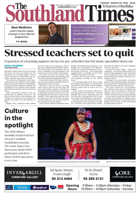 Cover of The Southland Times