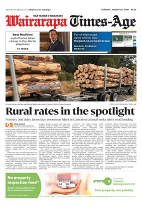 Cover of Wairarapa Times-Age (NZ)