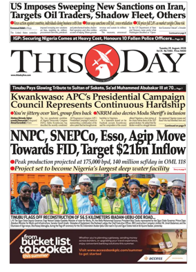Cover of THISDAY