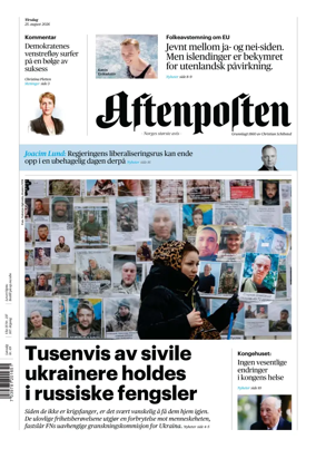 Cover of Aftenposten