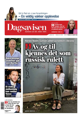 Cover of Dagsavisen