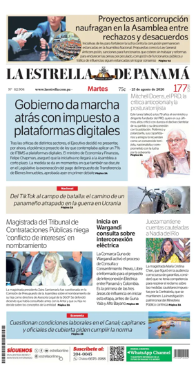 Cover of La Estrella de Panama