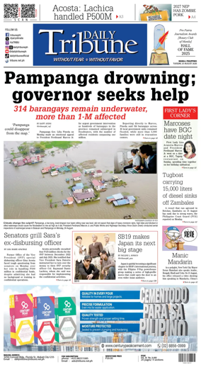 Cover of Daily Tribune (Philippines)