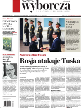 Cover of Gazeta Wyborcza Stoleczna