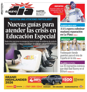 Cover of El Nuevo Dia