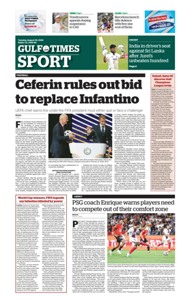 Cover of Gulf Times Sport