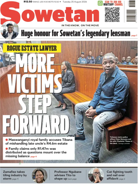 Cover of Sowetan