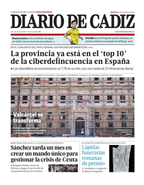 Cover of Diario de Cadiz