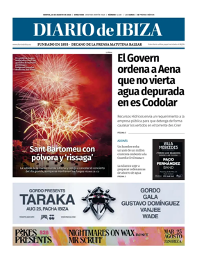 Cover of Diario de Ibiza