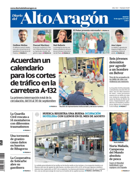 Cover of Diario del Alto Aragon