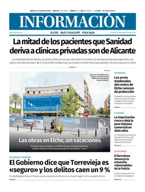 Cover of Diario Informacion (Elche y Vega Baja)