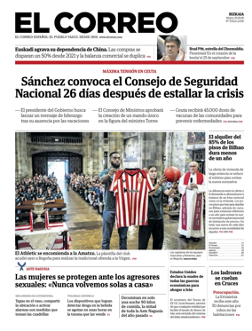 Cover of El Correo (Vizcaya)