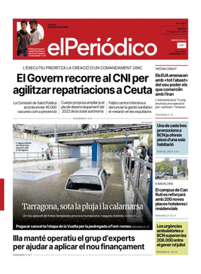 Cover of El Periodico - Catala