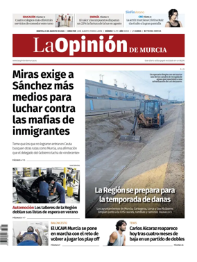 Cover of La Opinion de Murcia